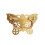 Brass Butterfly Cabinet Pull 92x60mm Antique Gold 8
