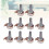 Brass Brown Potentiometer Knobs for Guitar Tone and Volume 4