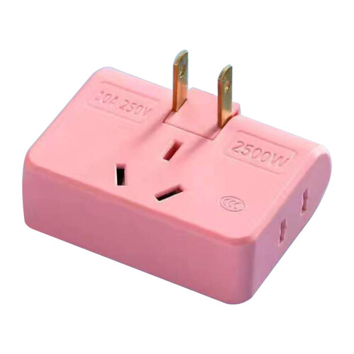 Rotatable Outlet Extender 180 Swivel 3-Prong Grounded 1