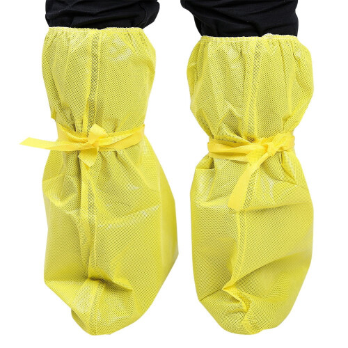 Bright Yellow Shoe Protectors Multilayer Breathable 1 Pair 1
