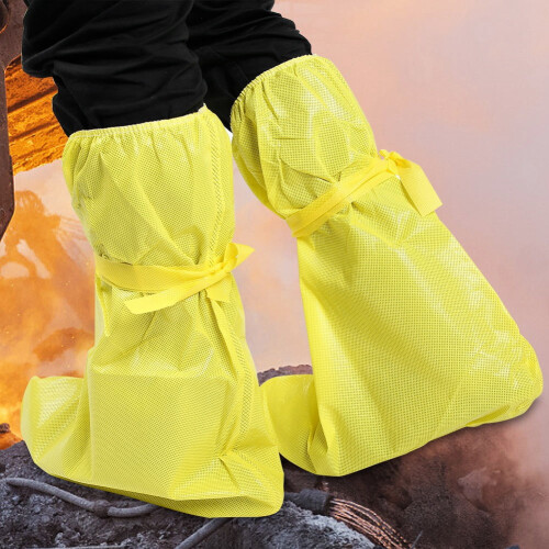 Bright Yellow Shoe Protectors Multilayer Breathable 1 Pair 2