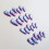 Cat Eye Press-on Nails Long Stiletto Glitter Gradient 4