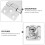 ROSENICE keyed locking hasp stainless steel 1 set 7