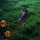 Halloween Crow Ornament Black Plastic Garden Decor 7