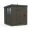 6x6 Pent Composite Shed Tanalised (Single Door, With Windows) 2