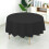 Plastic Table Cover Round Heavy Duty 84 Inch 10 pcs 6