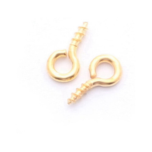 Threaded Hook 600 pcs Mini Eyelet Screws Assorted Colors 1