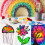 Rainbow Tissue Paper Squares 2x2 Inch 6000 Pcs 6