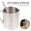 Candle Making Kit for Beginners Scented Silver Stainless 3