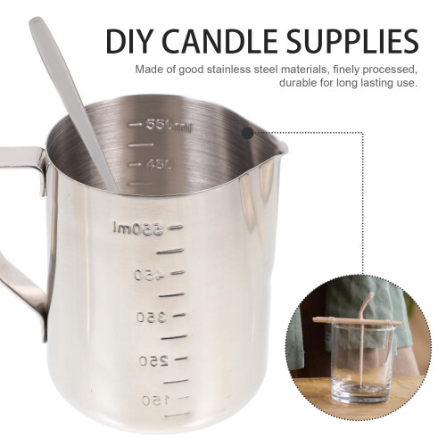 Candle Making Kit for Beginners Scented Silver Stainless 2