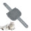 Cat Self-Grooming Brush for Table Legs Adjustable Silicone 5