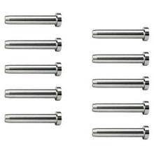 10Pcs Stainless Steel Stemball Swage Stud Dead with 20Pcs Turnbuckle Hand Swage Threaded Stud Tension Hex