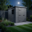 5x7 Pent Composite Shed Tanalised (Single Door, With Windows) 3