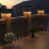Solar Post Light Outdoor Column Lamp 3000K Warm White LED 1 4