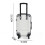 Kids Mini Rolling Luggage Toy Blue with Retractable Handle 8