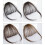 Real Human Hair Clip-in Bangs Wispy Dark Brown 6