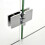 Glass Door Hinges Kit Single or Double-Sided Clamp Hardware 5