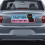 Black Small Cat Car Magnet Reflective 4 Pcs 3