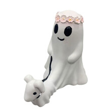 Halloween Resin Little Walking Dog Ornaments Garden Decorations Statue Decoration Large