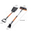 Car Snow Scraper with Squeegee and Brush 39in 5