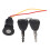 Ignition Key Switch for E-Bike and Electric Scooter 2-Wire 4