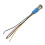 22mm自锁式按钮开关 110-220V 不锈钢带LED 5