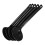 Topbathy porcelain soup spoon black 5 pcs 7