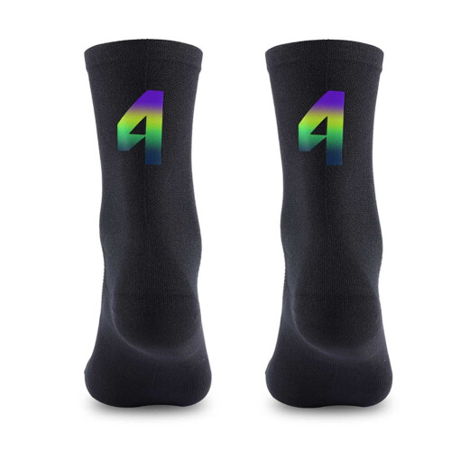 Cycling Socks Reflective Breathable Digital Colorful