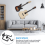 Guitar Wall Mount Horizontal Hanger for Acoustic and 4