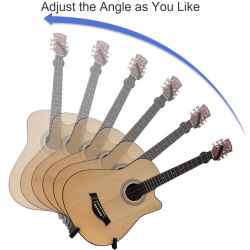 Guitar Wall Mount Horizontal Hanger for Acoustic and 2