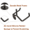 Guitar Wall Mount Horizontal Hanger for Acoustic and 6