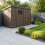 9x4 Pent Composite Shed Tanalised (Single Door, With Windows) 1