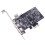 PCI Express FireWire Adapter IEEE 1394b 800 Mbps Low Profile 6