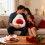 Heart-Shaped Avocado Plush Pillow 17.7 Inch 4