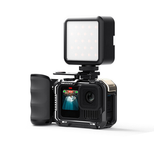 Ergonomic Camera Handle with 1/4-inch Mount for Action 2