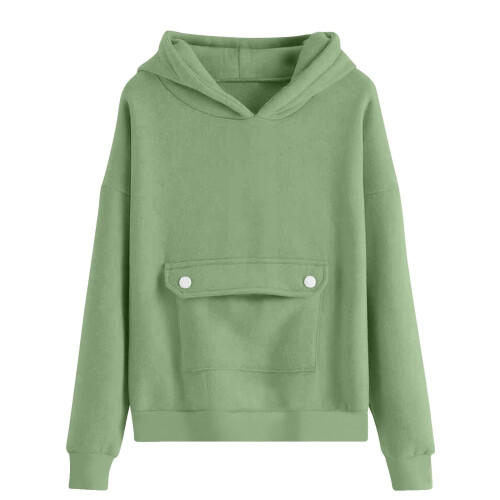 Women's Pullover Hoodie Long Sleeve Loose Fit Sweatshirt 2