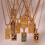 Tarot Card Necklace Stainless Steel Enamel Rectangular 2