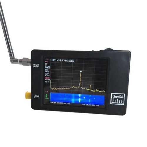 Hand Tiny Spectrum Analyzer 2.8 Inch Display 100kHz to 960MHz with ESD Proteced Version Spectrum Analyzers 1
