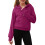Girls Half-Zip Hoodie Long Sleeve Lightweight Pullover with 3