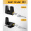 trailer tongue coupler lock black 1/4 inch diameter 3/4 2