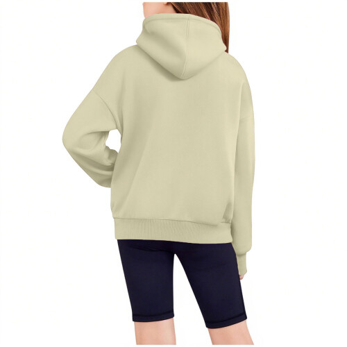 Kids Pullover Hoodie Half-Zip Kangaroo Pocket Sweatshirt 2