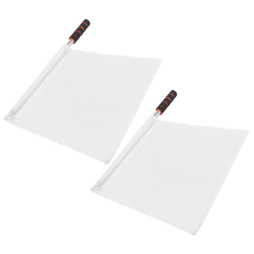 Linesman Flag for Soccer Referee Stainless Steel Bright 1
