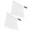Linesman Flag for Soccer Referee Stainless Steel Bright 3