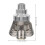 Pneumatic 3-Way Air Manifold Quick Coupler Steel 2