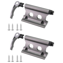 2Pcs Bike Fork Mount Bicycle Truck Bed Roof Bike Rack Bike Block Truck Mount for Truck SUV Trailer Road Bike, Grey
