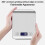 Digital Food Scale LCD Display Stainless Steel 4 Units 6