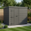 8x5 Pent Composite Shed Tanalised (Single Door, No Windows) 1