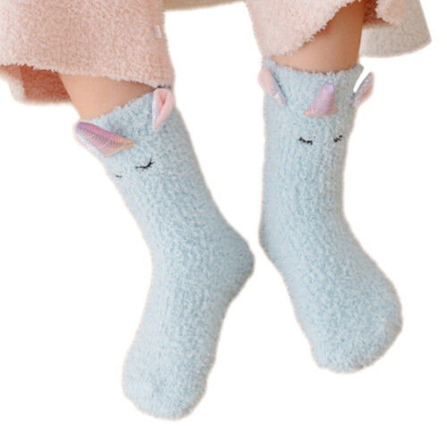 Unicorn Pattern Baby Ankle Socks Soft Fleece Warm Thick 2