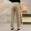 Damen-Freizeithose mit hohem Bund, elastischer Bund, lockere Passform 4