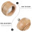 Wooden Manual Pepper Grinder Set Assorted Colors 1 Piece 7